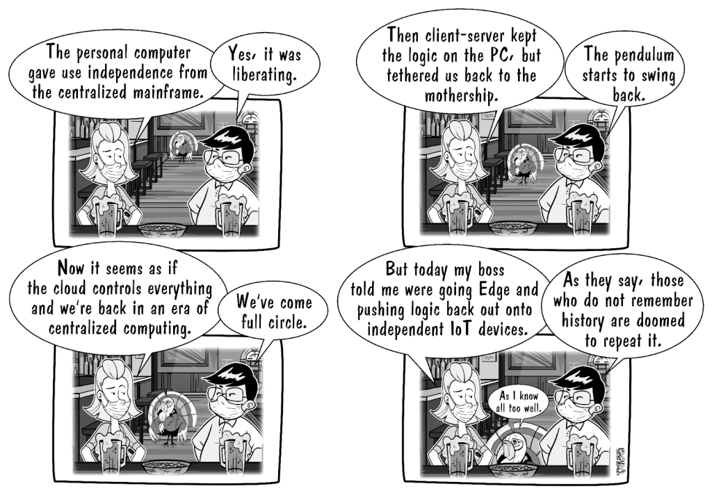 Edge computing web comic