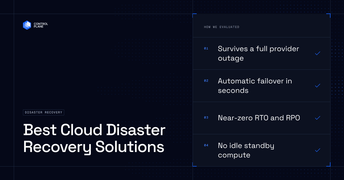 Best Cloud DR Solutions