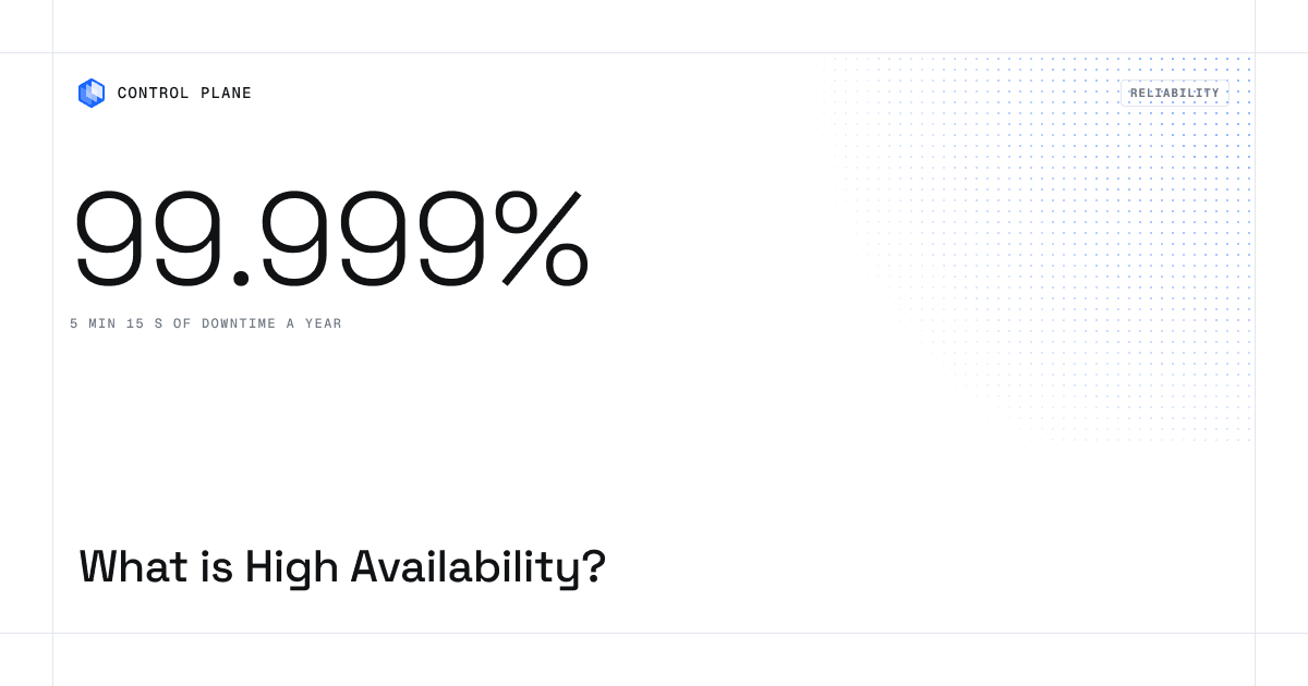 What is High Availability
