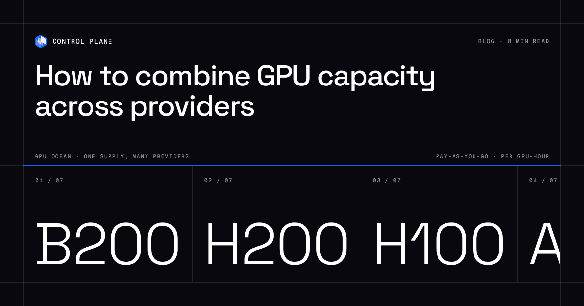 Combine GPU Providers